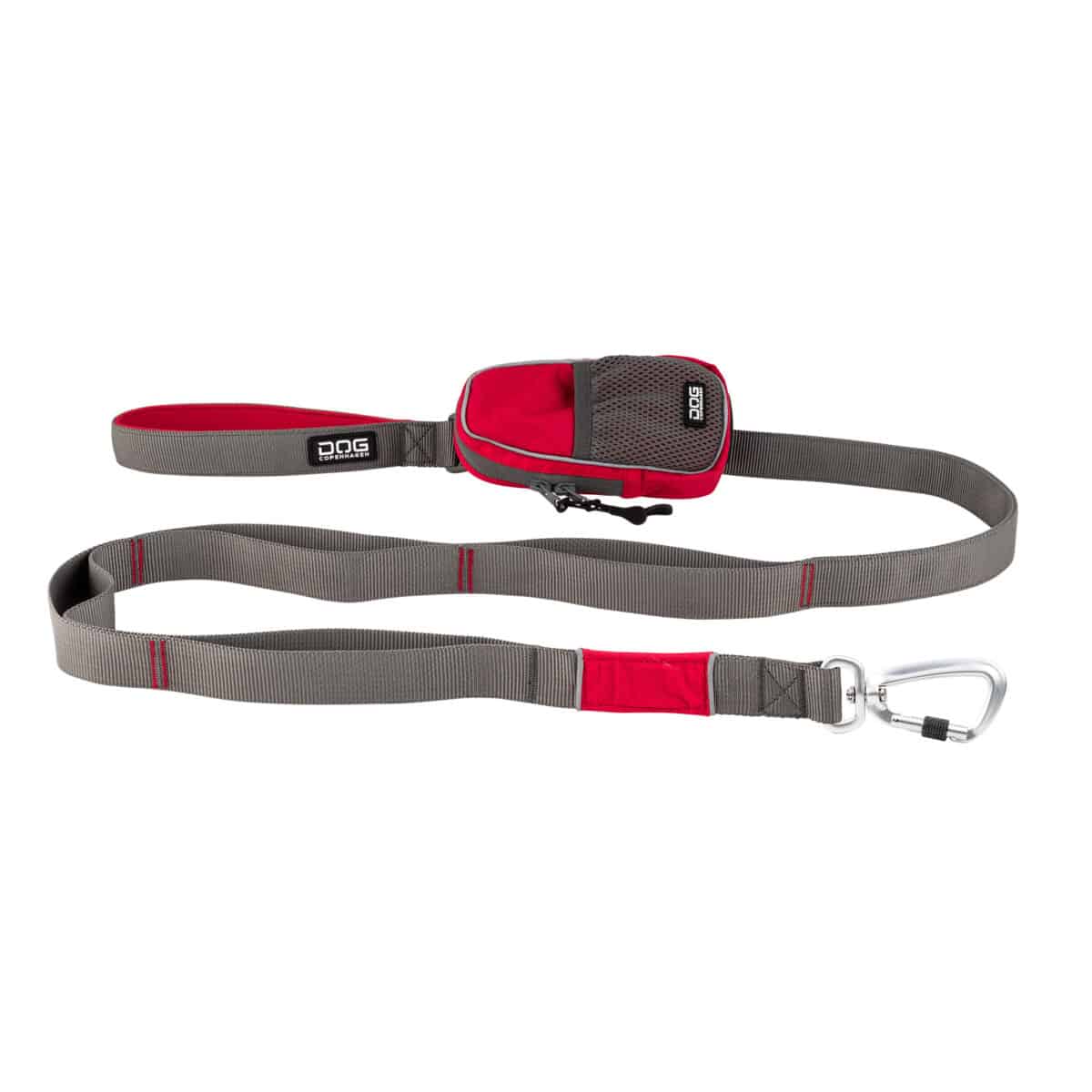 Dog Copenhagen Urban Trail -talutushihna, Classic Red